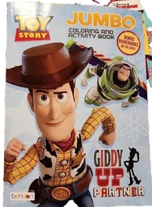 Disney Toy Story Jumbo Coloring & Activity Book with Tear & Share Pages 🆕🆓ship - Picture 1 of 4