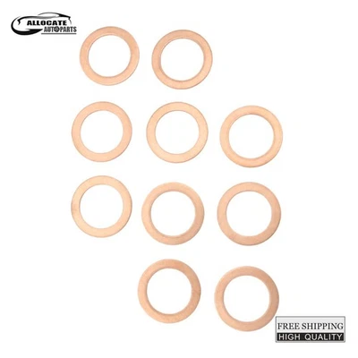 10* Car Oil Drain Plug Gaskets for Mercedes/Smart models 300 190 260 300 350 A B Foto 1 de 4