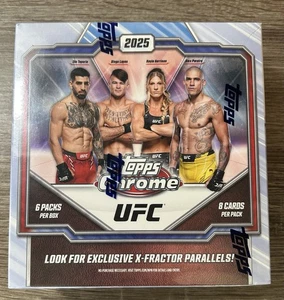 2025 Topps Chrome UFC Mega Box Factory Sealed - IN-HAND / Ships Today QTY AVAIL - Picture 1 of 2
