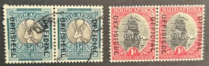 South Africa Official pairs, good used and mint hinged - Picture 1 of 1