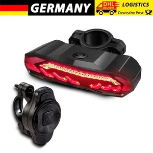 Fahrrad-Rücklicht mit Diebstahlsicherung, Verlustsicherung, wiederaufladbar DE - Bild 1 von 13