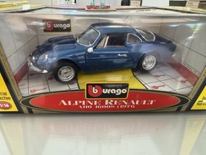 Burago 1:16 Diecast Special Collection Blue 1971 Alpine Renault A110 1600S NIB - Picture 1 of 2