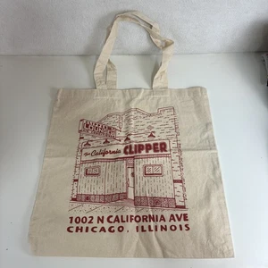 The California Clipper Chicago Bar Canvas Tote Bag Beige um 1937 - Bild 1 von 5