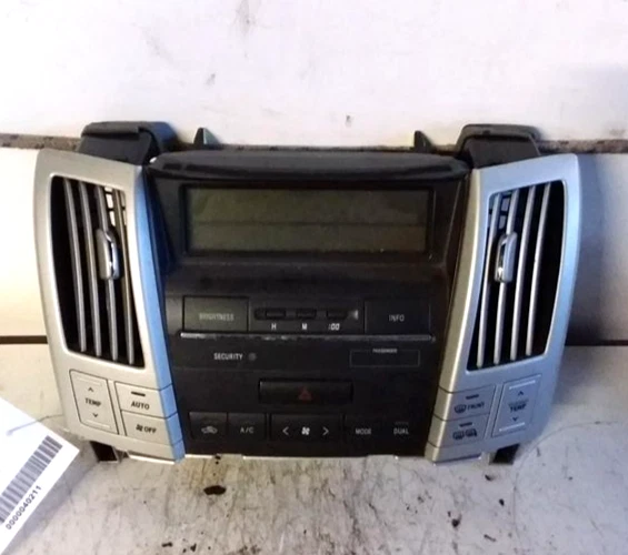 Panel de radio de temperatura de control de clima de aire acondicionado Lexus RX330 RX350 2004-2009 FABRICANTE DE EQUIPOS ORIGINALES Foto 1 de 2