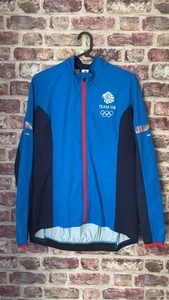 Great Britain Team Jacket London Blue Olympics Games Cycling Shirt Top Adidas L - Picture 1 of 11