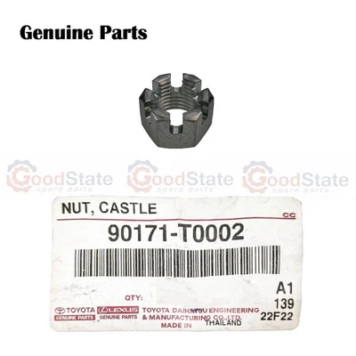 Genuine Toyota Hilux KUN26 KUN25 KUN136 KUN135 KUN126 Tie Rod End Castle Nut - Image 1 of 2