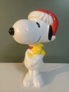 Neu - Peanuts Snoopy umarmen Woodstock 14" beleuchtete Blasform Weihnachtsdeko - Bild 1 von 3