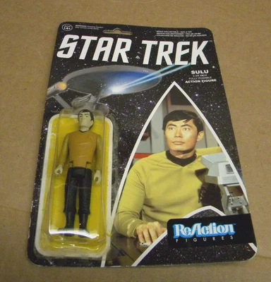 Figura de acción Funko ReAction Star Trek 2015 SULU 3 3/4" pulgadas Foto 1 de 4