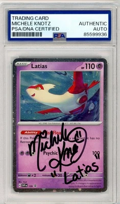 PSA Michele Knotz Latias - 139 (Cosmo Holo) 139 Sv: Scarlet & Violet Promo 2024 - Image 1 of 2