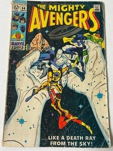 AVENGERS #64: Like A Death Ray from the Sky TRICKSHOT EGGHEAD 1969 MARVEL COMICS - Picture 1 of 10