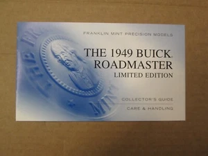 Franklin Mint Paperwork 1949 Buick Roadmaster LE - Picture 1 of 3