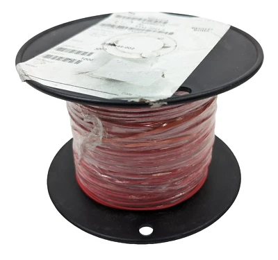 1000' 6TXL-2201-2 Hook-Up Wire TXL XLP 22AWG Stranded 125C 60V Red SAE J1128 NEW - Image 1 of 3