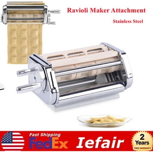 Ravioli Maker Attachment Kitchen Pasta Aid Attachments For Kitchen Stand Mixer - Picture 1 of 10