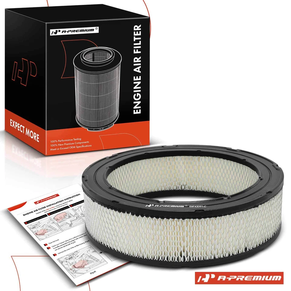 Engine Air Filter for Chevrolet Malibu 1964-1966 Impala 1959-1966 GMC Truck 1960 - Image 1 of 4