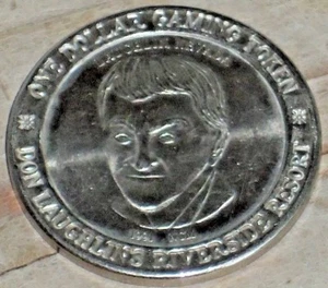 $1 COMEMMORATIVE TOKEN DON LAUGHLIN'S RIVERSIDE CASINO - Picture 1 of 2