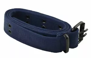 Cinturón de algodón estilo militar MM para hombre azul marino - Imagen 1 de 1