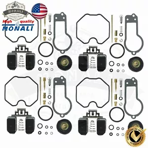 4PCS For Honda 79-80 CB650 CB 650c Carburetor Carb Repair Rebuild Kit - Bild 1 von 6