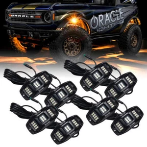 Oracle Underbody RGB+W Wheel Well Rock Light Kit - 8 PCS - ColorSHIFT - Foto 1 di 2