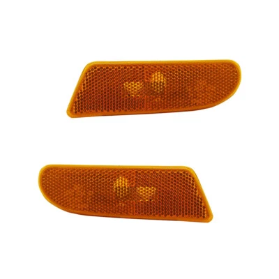 NEW PAIR OF SIDE MARKER LIGHTS FITS MERCEDES BENZ S430 S500 S600 00-06 MB2555102 - Image 1 of 2