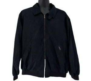 Chaqueta de golf de microfibra resistente a la intemperie para hombre talla grande negra bolsillos ligeros - Imagen 1 de 17