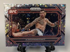 2023 Aleksandar Rakic Prizm UFC Under Card Disco Horizontal #16