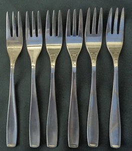 WMF BERLIN 90 6x verzilverde taartvork 15,5cm gebaksvork Kuchengabeln cake fork - Bild 1 von 3