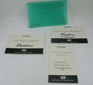 Hyundai Tiburon 1999 Owners Manual Set And Case FREE SHIPPING 99 OEM Genuine - Picture 1 of 6