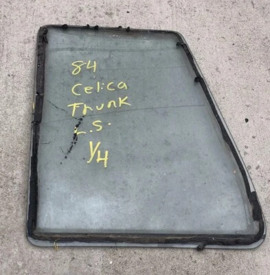 1984 1985 Toyota Celica Driver Traseiro Esquerdo LH Janela Lateral Vidro Notchback Coupe - Imagem 1 de 4