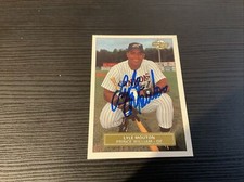 1992 Fleer Excel Lyle Mouton Prince William Cannons #212 Signed Debut 1995