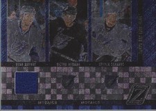 2010-11 Zenith Mozaics Material 17 Steven Stamkos/Victor Hedman/R. Malone Jersey