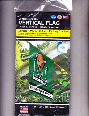 MARSHALL THUNDERING HERD-- 27" X-37" Vertical Flag Cover