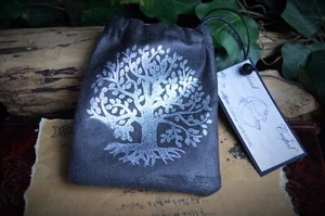 Rune bag Tree of life hand made wicca Pagan witchcraft crystal storage bag - Picture 1 of 2