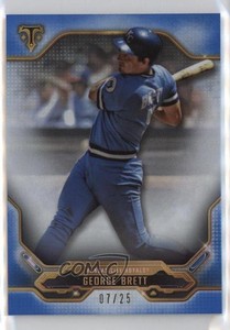 2020 Topps Triple Threads Sapphire /25 George Brett #41 HOF