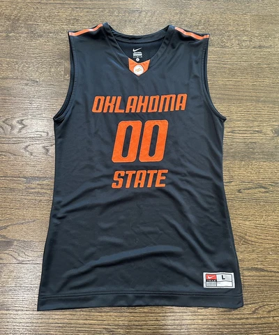 Oklahoma State Cowboys Nike Basketball Jersey #00 Men’s Size Large Cover