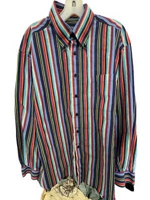 Camisa St Croix Multicolor Manga Larga Con Botones Para Hombre Talla M Foto 1 de 4