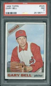 1966 Topps #525 Gary Bell PSA 7 Indians (8711) - Picture 1 of 1