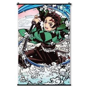 TANJIRO WATER 7TH FORM Demon Slayer 23x35 in. Wall Scroll (Kamado Anime) - Picture 1 of 2