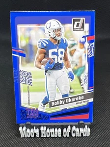 2023 Donruss Blue Press Proof Parallel #124 BOBBY OKEREKE Indianapolis COLTS - Picture 1 of 2