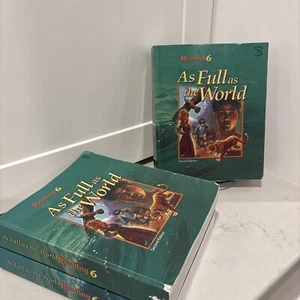 BJU Reading 6 As Full as the World Student Softcover Text 2nd Ed, Bob Jones - Picture 1 of 2