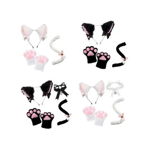 Cat Ear Tail Paw Adorable for Women Girls for Prom Role Play Masquerade - Picture 1 of 34