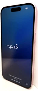 Apple iPhone 15 A2846 - T-MOBILE BLOQUEADO - 128GB Rosa *FUNCIONA/TRASERO FRACTURADO - Imagen 1 de 11