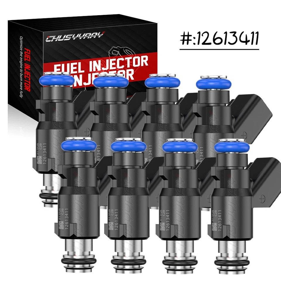 8 nuevos inyectores de combustible para Chevrolet Silverado 2500 HD 2010-2019 6,0 L V8 EE. UU. Foto 1 de 4