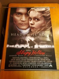 Sleepy Hollow Rolled Movie Poster Original DS Double Sided 27X40 Johnny Depp - Picture 1 of 16