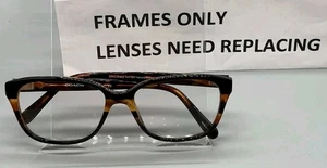Coach Eyeglasses Frames HC6103 5443 Black Tort Gltr Varsity Stripe 54-16-140 - Picture 1 of 10