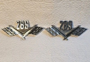 1965 & 1966 Ford FAIRLANE & RANCHERO*289 Flag Emblems*Oem.#s C50Z-16228-B *NICE* - Picture 1 of 10