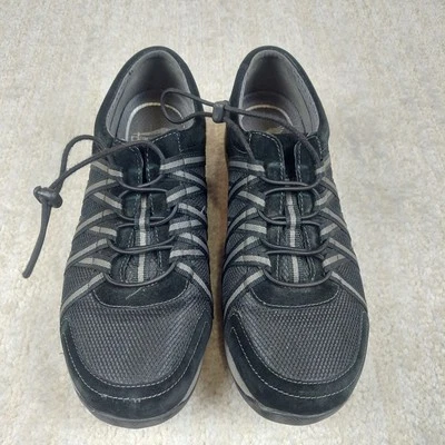 Dansko Honor Sneaker Womens Size 10 EU 41 Black Suede Comfort Work Shoes  - Image 1 of 4