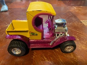 Vintage 1970's Tonka Hot Hauler Hot Rod Toy Pressed Steel T-Bucket Car - Picture 1 of 5