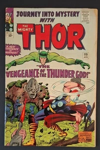 Journey Into Mystery # 115 Thor 2nd Absorbing Man +Orgin of Loki 1965 Jack Kirby - Bild 1 von 2