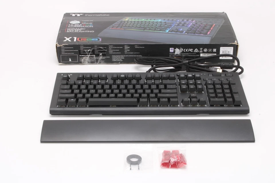 Thermaltake TT KB-TPX RGB Tastiera Meccanica da Gioco KB-TPX-SSBRUS-01 - Immagine 1 di 4