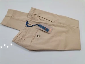 PANTALONE UOMO SLIM FIT SQUAD2 MOD. NAPOLI BEIGE MADE IN ITALY NUOVI AUTUNN/INVE - Picture 1 of 4